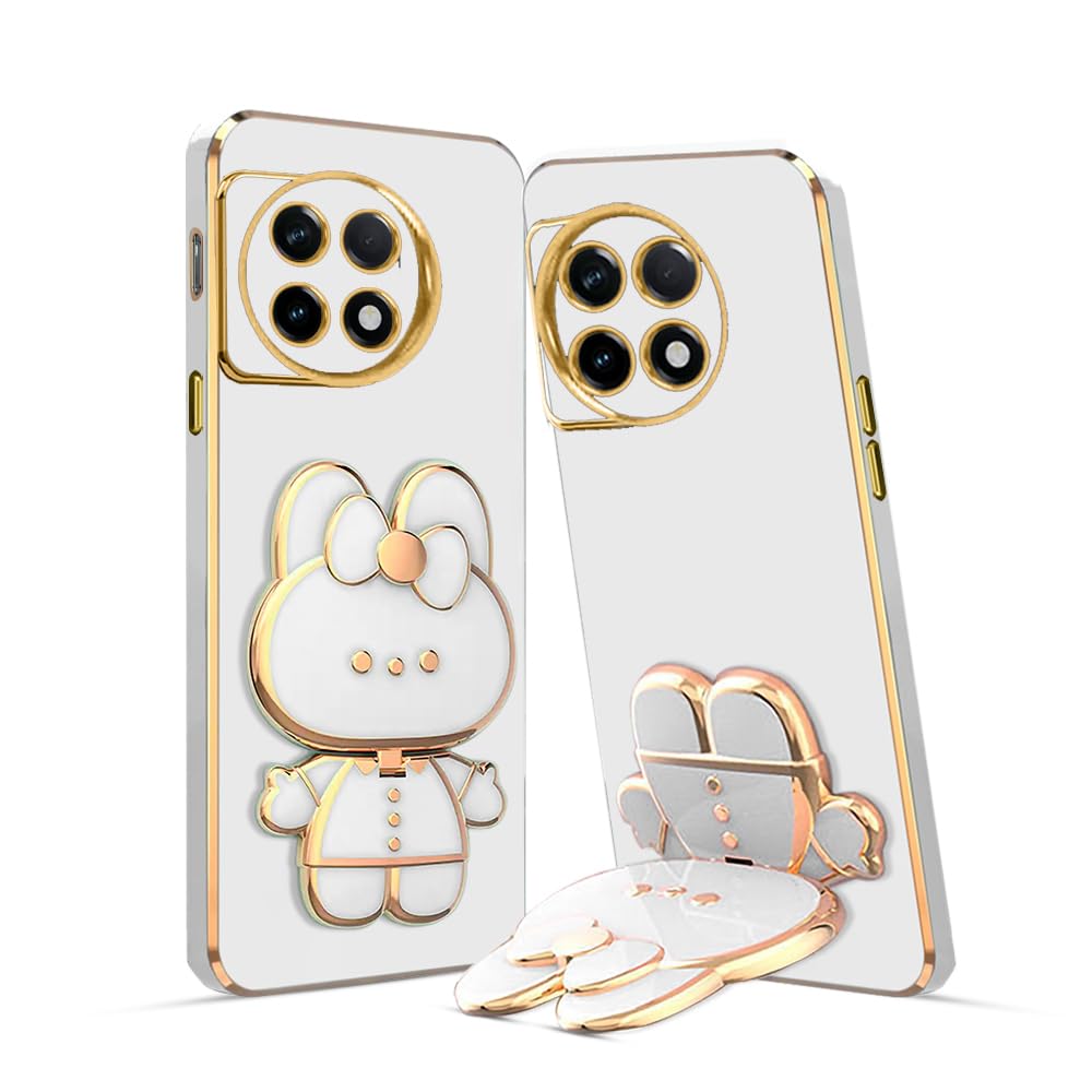KARWAN®️ 3D Cat Back Case and Cover with Stand Compatible for Oneplus 11R 5G| Stand and Mirror | Camera Protection | Electroplated | Folding Stand - White (B0CCLBDSMH) Amazon Price History, Amazon Price Tracker