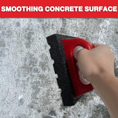Loyzen Rub Brick Tool, 20 Grit Masonry Rubbing Brick, Concrete Tools, Removing Smoothing Cleaning Marks Fluted Tool with Handle - Image 6