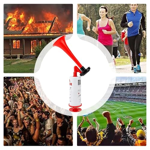 Corneta de Aire Portátil manual para animación deportiva y emergencias 4