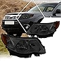 2Pcs Headlight Assembly Compatible with Subaru Forester 09-13 | Headlamps with Smoked Lens Amber Corner