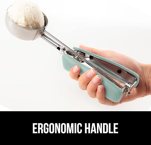 Miniatura 6 de Gorilla Grip - Cuchara con resorte de acero inoxidable de alta calidad, para frutas, galletas y helados, cuchara chica talla 60 de 1 cucharada,