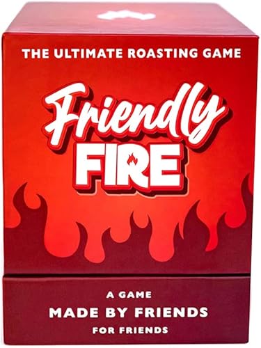 Friendly Fire Juego de cartas para asar para adultos, ideal para noches familiares memorables, noches de juego para adultos y fiestas divertidas,