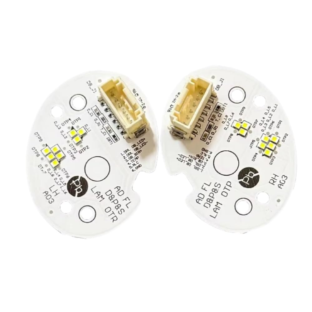 Jiiyp A Pair Lighting Driver For Hyundai For Elantra Car Daytime Running Lights Drl Chip Led Light Source Module Board White(A Pair)
