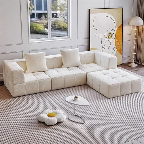 Moderno sofá comprimible en una caja con almohadas a juego, portátil, plegable y cómodo sofá para sala de estar o dormitorio