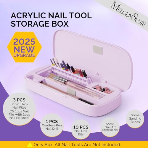 Caja Organizadora Acrílica y Taladro Eléctrico de Uñas miniatura 2