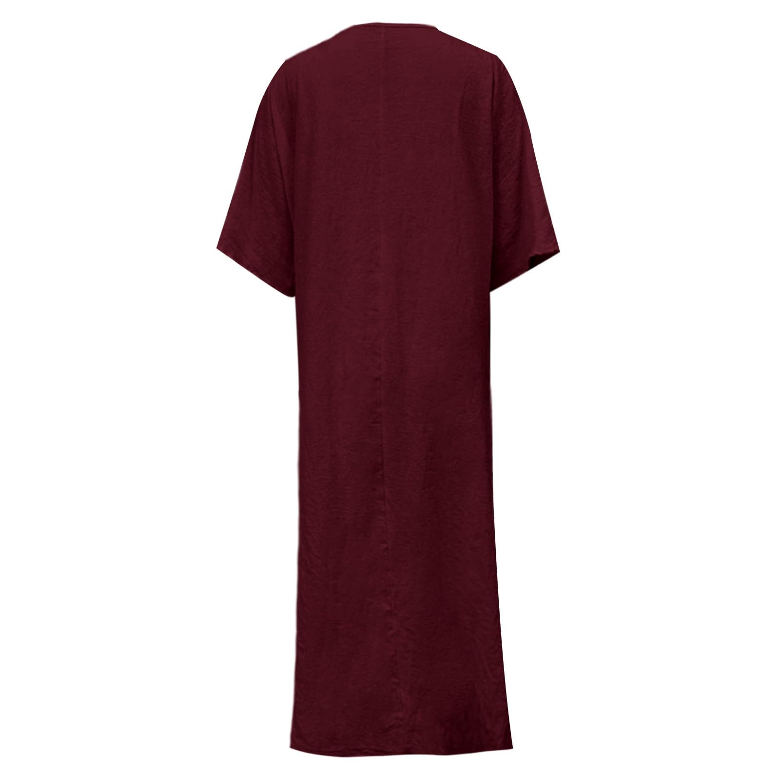 Abito estivo estivo da donna con linea A, tasche, taglio fluido, abito elegante e confortevole per le giornate calde, perfetto per l'estate, tinta unita, abito casual