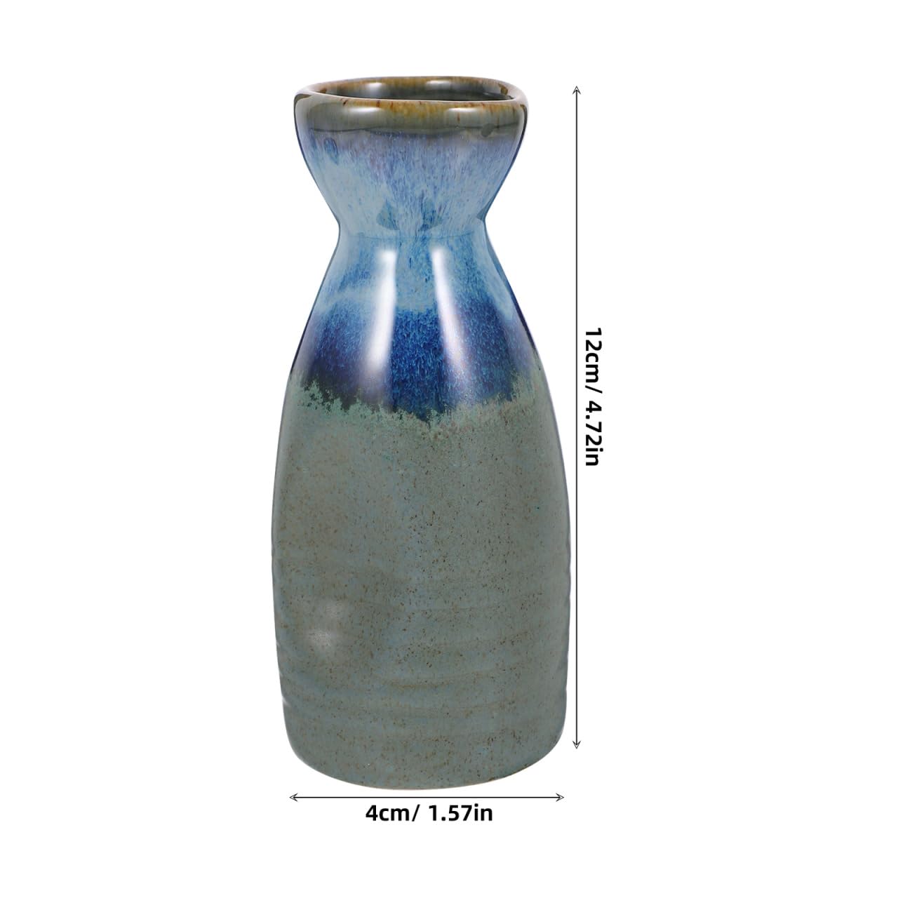 DOITOOL Set Sake Giapponese Ceramica 4 Tazze E 1 Bottiglia Per Sakè 4.72X1.57In Elegante Completo Per Bere Sake in Casa Ristorante E Regalo Festa