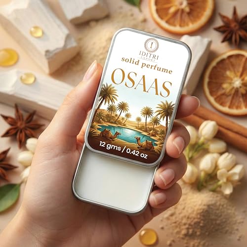 Image of Solid Perfume |pineapple&Osaas Alcohol Free Wax Perfume Balm, Long Lasting | Pocket Tin 12g, Pack Of 2| Non Greasy Smooth Glide, Travel Friendly Men And Women