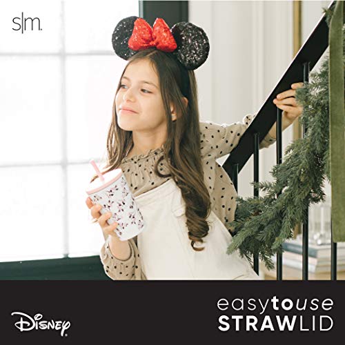 Simple Modern Disney Mickey Mouse Toddler Cup With Lid And Straw | Reusable Insulated Stainless Steel Kids Tumbler | Classic Collection | 12Oz, Mickey Mouse Floral Riptide #TOP7