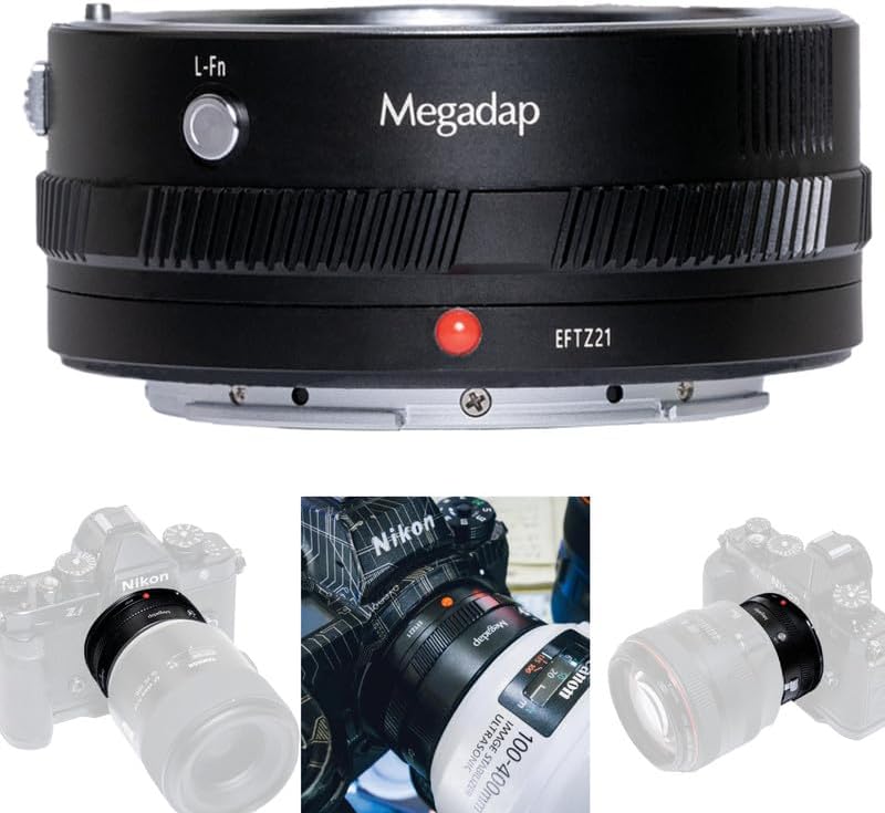 GABALE Megadap EFTZ21 - Anillo adaptador AF-C/AF-S/AF-F/MF para o...