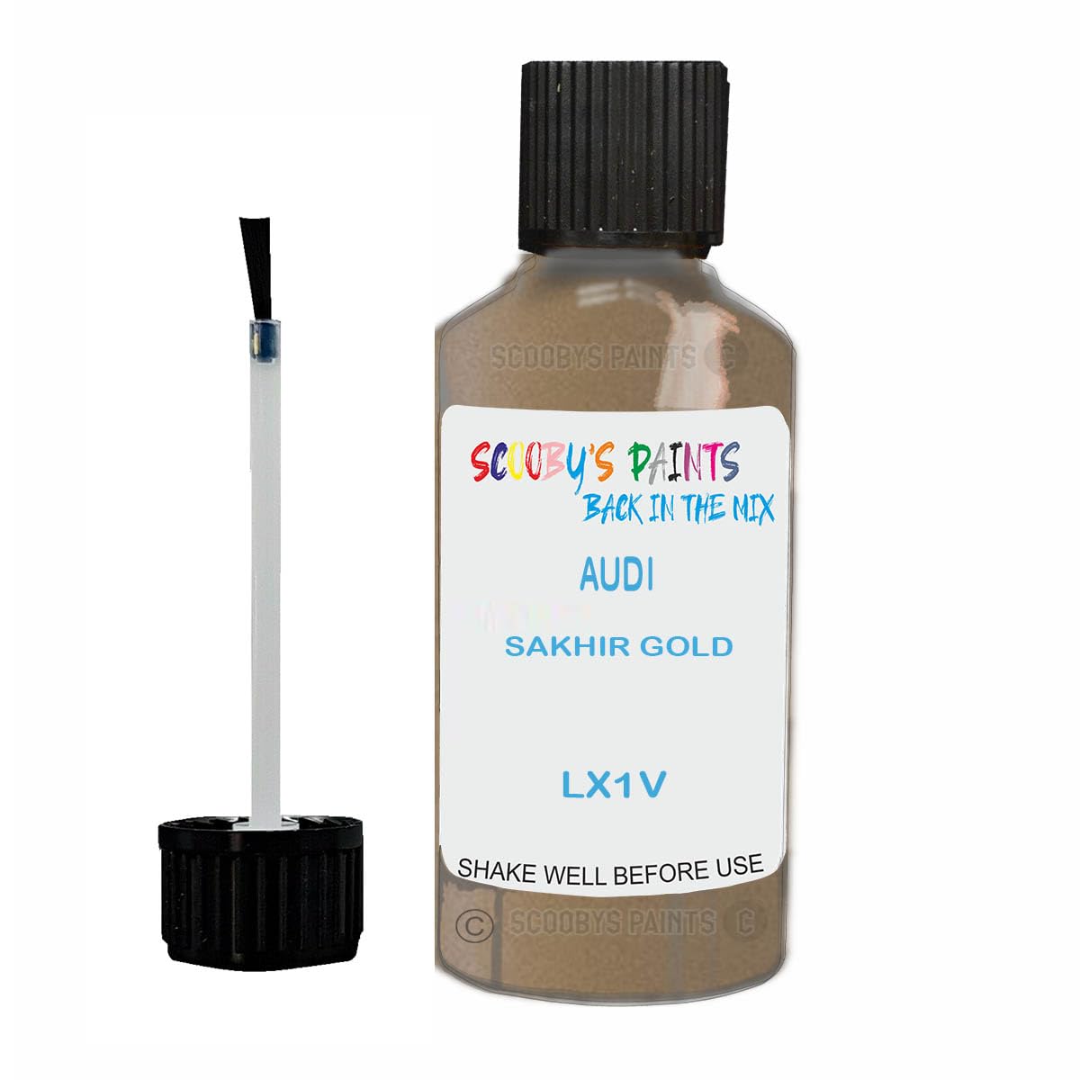 Scoobys Paints Back In The Mix Sakhir Gold Touch Up Paint For Audi Lx1v Metallic