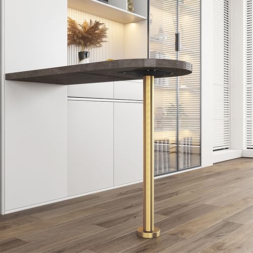 Pied de table rond acier inoxydable pour table basse support metal vis incluses