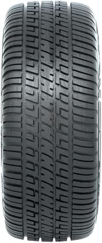 Miniatura 6 de GTW 12 Inch Golf Cart Wheels and Tires Combo  MachinedBlack Vortex Wheels on 21550-R12 (20.5") Fusion SR Steel Belted Radial Street Tires  Set of 4