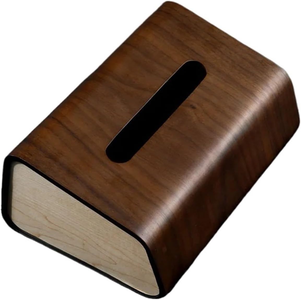 Black Walnut Wood Tissue Box Tea Table Paper Drawing Napkin Household Storage Container