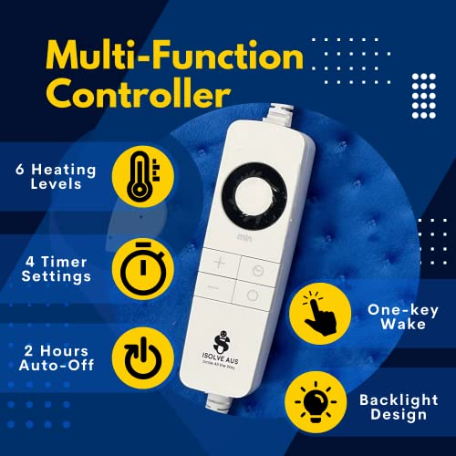 image for ISOVLE AUS ISOLVE AUS Heat pad for Back Pain Relief with 6 Temperature