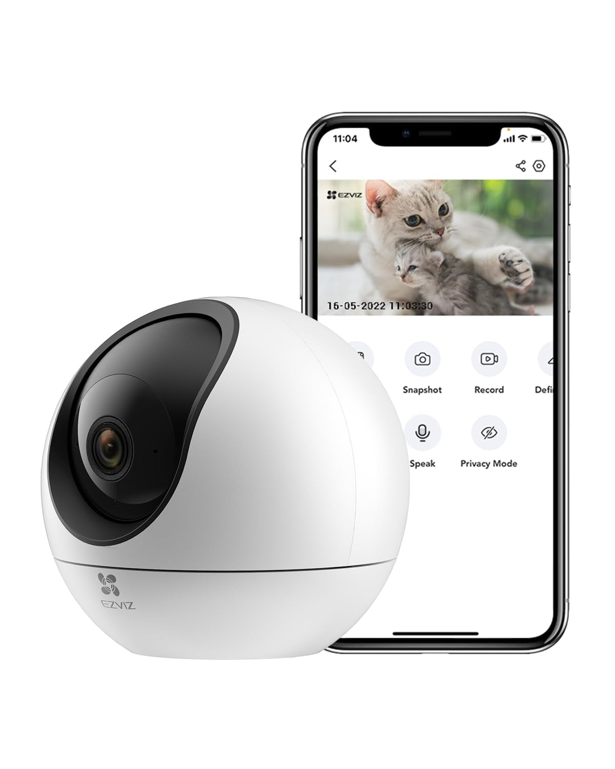 EZVIZ C6 2K+ Security Camera 360° Coverage AI Human Pet Detection