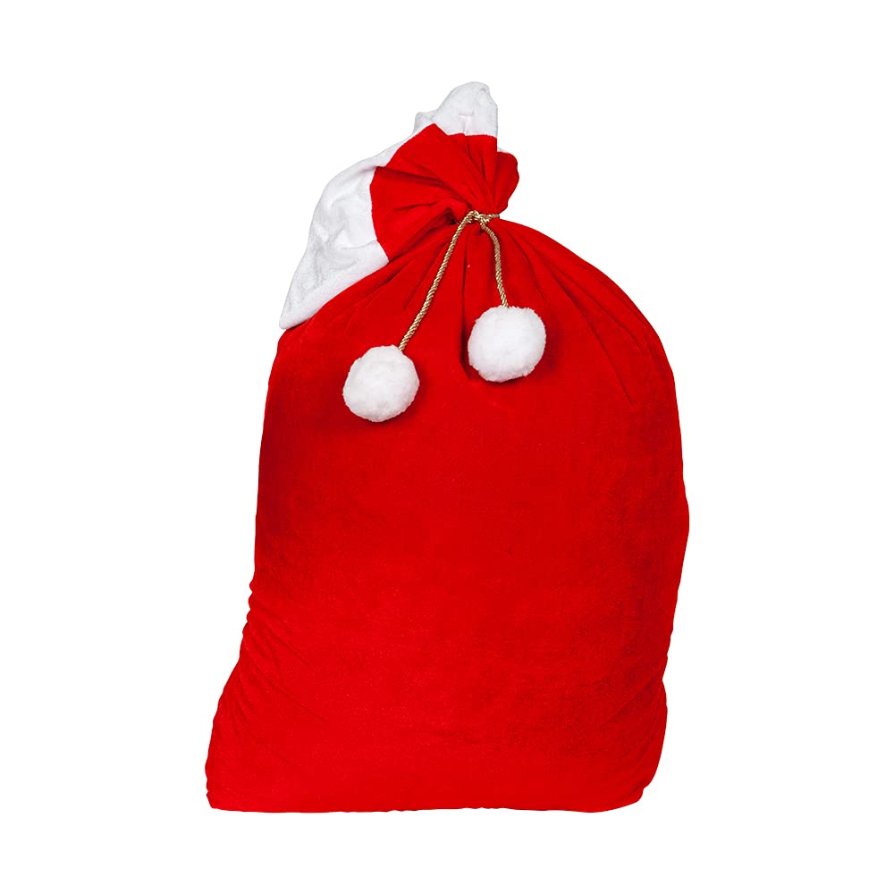 Wicked Costumes Large Santa Sack Deluxe Velvet 125x75cm (X-Large)