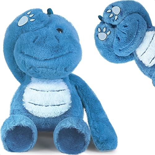 Image of iPlay, iLearn Baby Dinosaur Stuffed Animals, 12" Soft Plush Dino Toy, Infant Hide Seek, Toddler Boys Easter Stuff, Newborn Shower Birthday Gifts for 0 3 6 9 12 18 Month, 1 2 3 Year Old Kids Children
