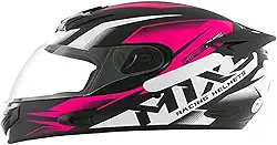CAPACETE FECHADO MIXS MX2 STORM BRILHANTE ROSA TAM. 62