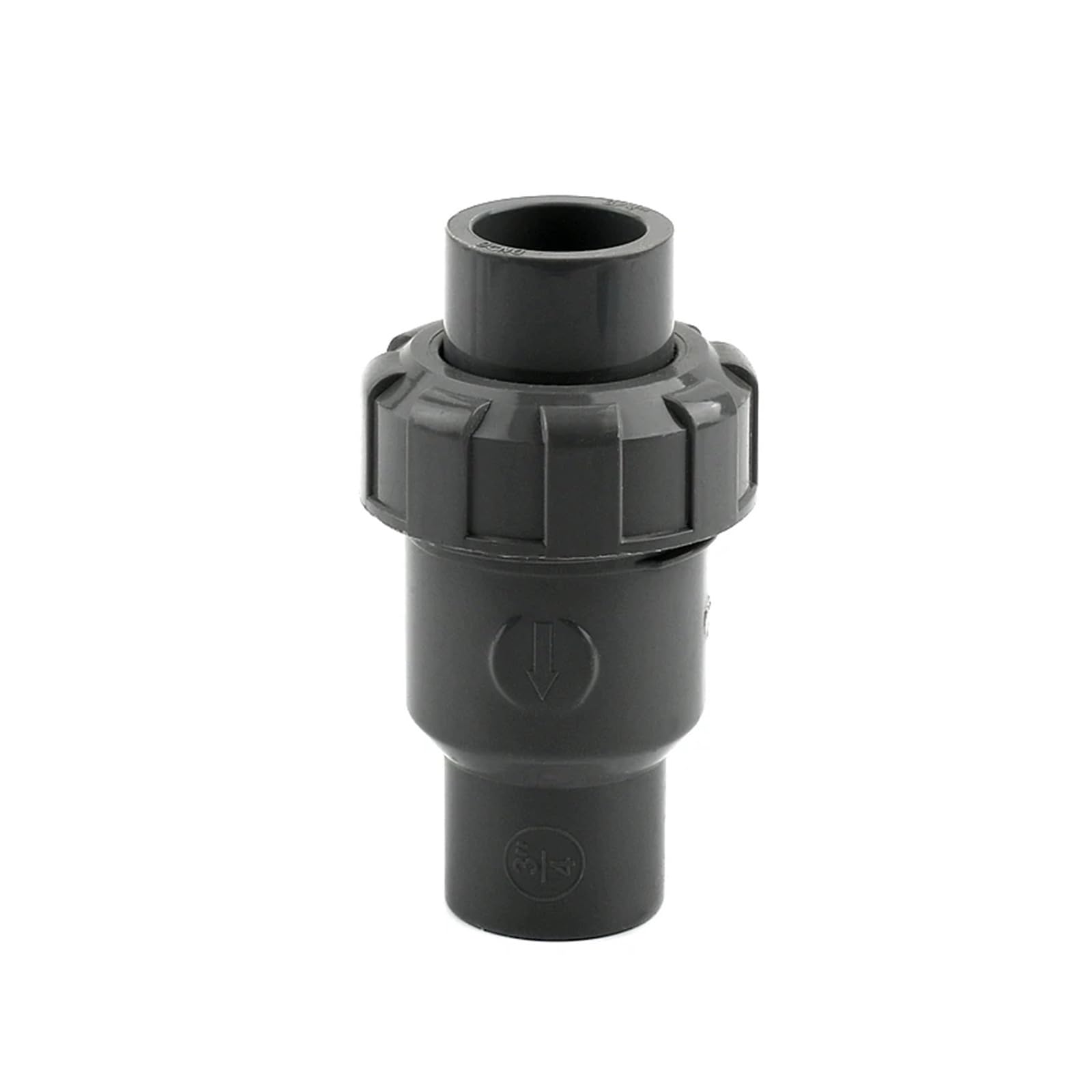 Pavxsrxuk Gray Upvc Ball Check Valve For Garden Irrigation And Aquarium - 20Mm, 25Mm, 32Mm, 40Mm, 50Mm Sizes(,32Mm)