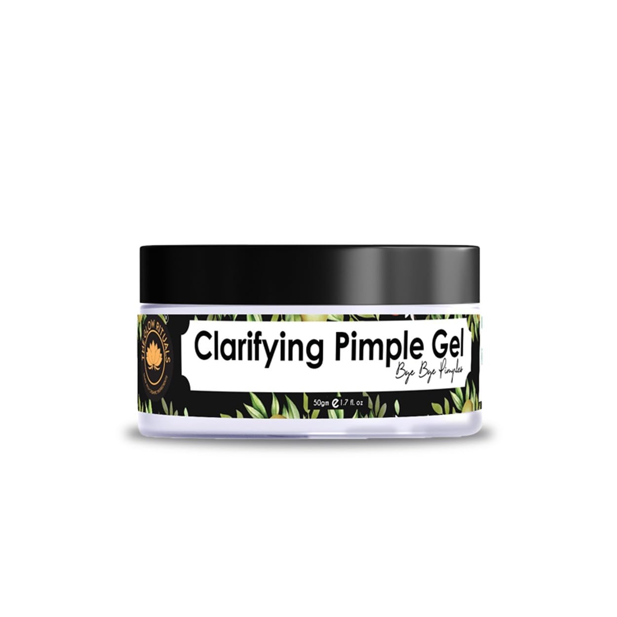 The Glow Ritual Clarifying Pimple Gel For Treating Acne/Pimple, clear gel for acne pimple (50 g)