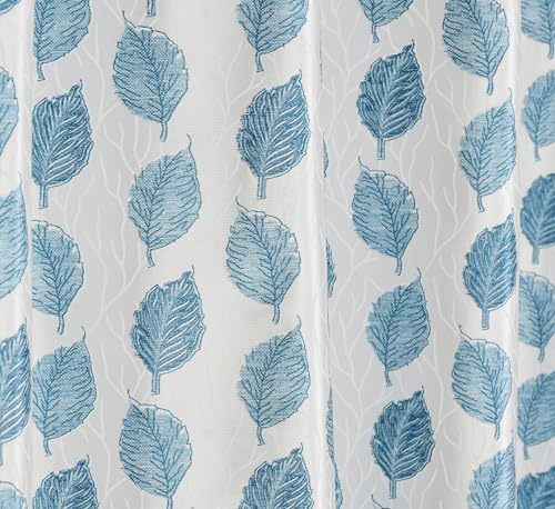 Image of Room Darkening Home Decor Curtains for Living Room, Bedroom Doors and Windows Panel, Parda, Eyelets Hanging, Blue, 4 x 5 Feet, 1 Piece