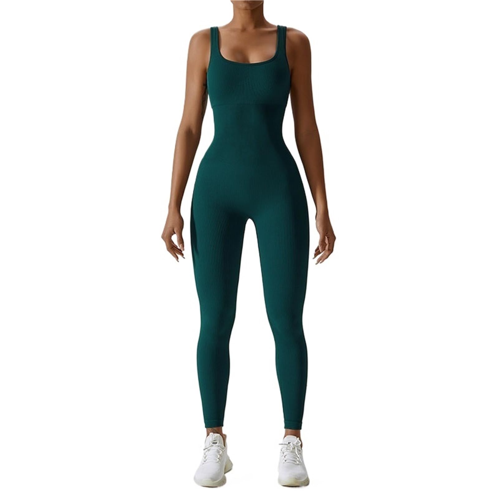 Mono Yoga Mujer Mono de chándal de Yoga for Mujer, Ropa Deportiva sin Costuras, Traje de Yoga, Gimnasio, Push Up, Mono de Entrenamiento físico(Brown,L)