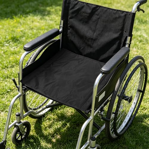 Funda de asiento para silla de ruedas ventilada y resistente a la humedad con tornillos 6