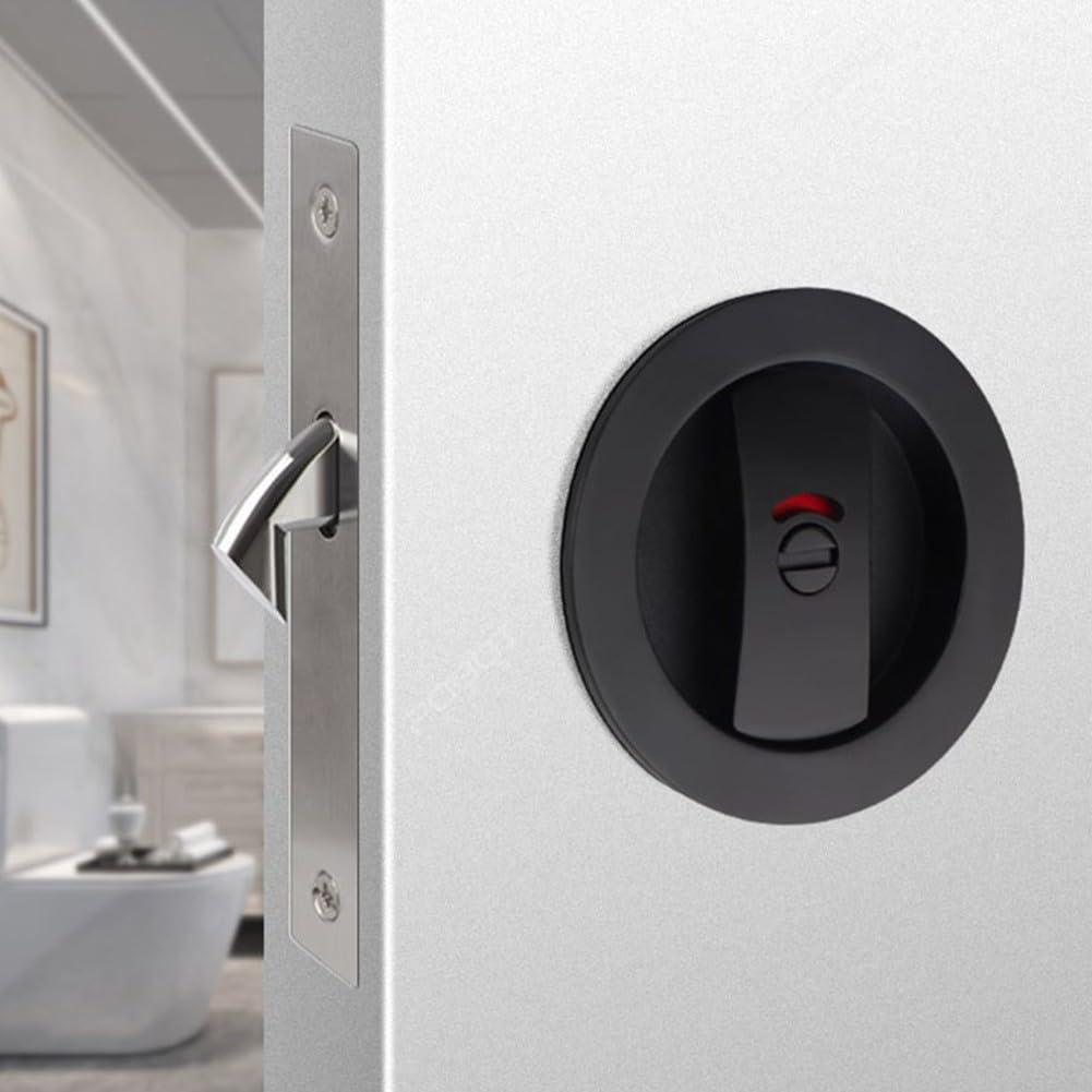 Verrou de porte pour salle de bain et bureau avec signalisation couleur