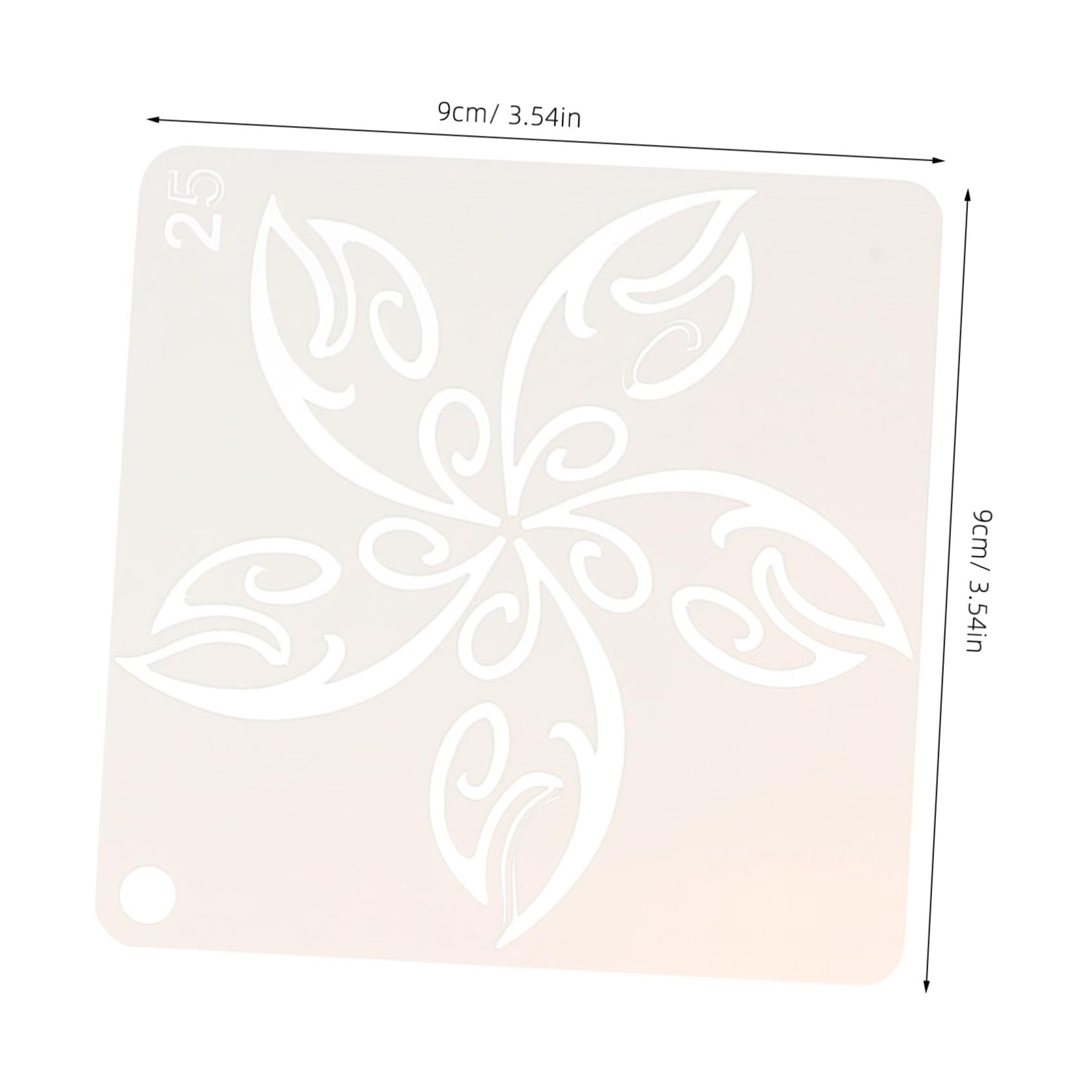 SHINEOFI 3 Set Modello Mandala Stencil Mandala Riutilizzabile Punto Artista Pieces Stencil per Pittura Stencil da Disegno per Modello per Lo Stampaggio Plastica Bianca 56 Pezzi * 3