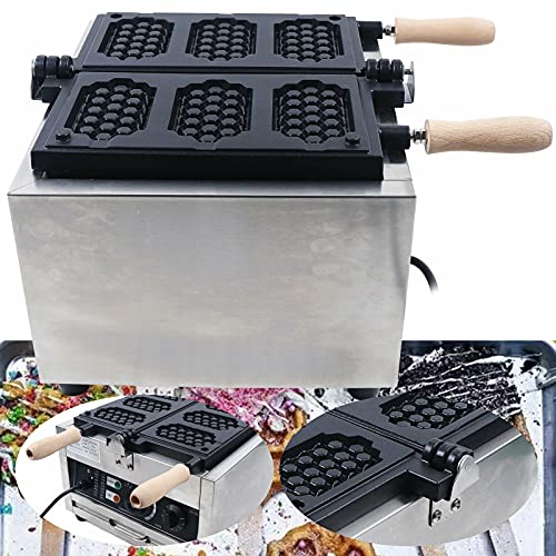 Waffelmaschine, Waffeleisen Belgisch Quadratische Waffeln Startseite Kommerzielle Timer 1500W 50~300℃ für Bäckereien… – Bild 8