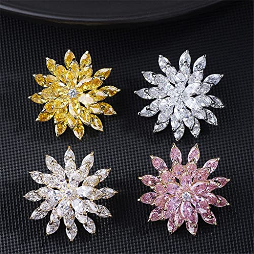 Broche fleur intelligente rotative accessoire idéal pour mariages