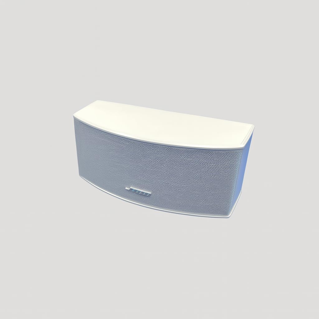 Replacement Jewel Cube II Center Channel Speaker, White, Compact Design, High-Performance Audio, Wired Connectivity, for Home Theater System