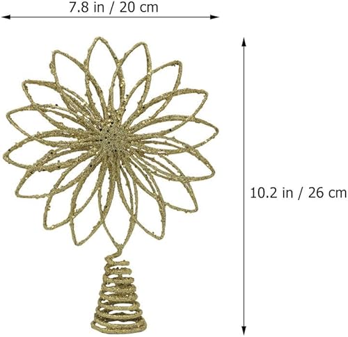 Miniatura 2 de NOLITOY Decoración de metal para árbol de Navidad, decoración de estrella, centros de mesa de Navidad, suministros de fiesta, decoración de árbol de