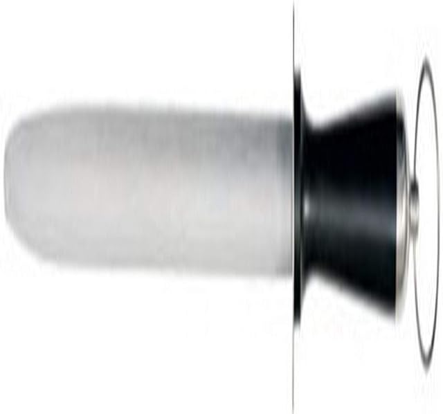 Paderno World Cuisine 11 7/8" Oval Sharpening Steel with Black Plastic Handle