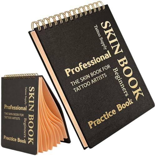 NEDPAIN Tattoo Practice Skin Book 10 Blank Sheets with Separator