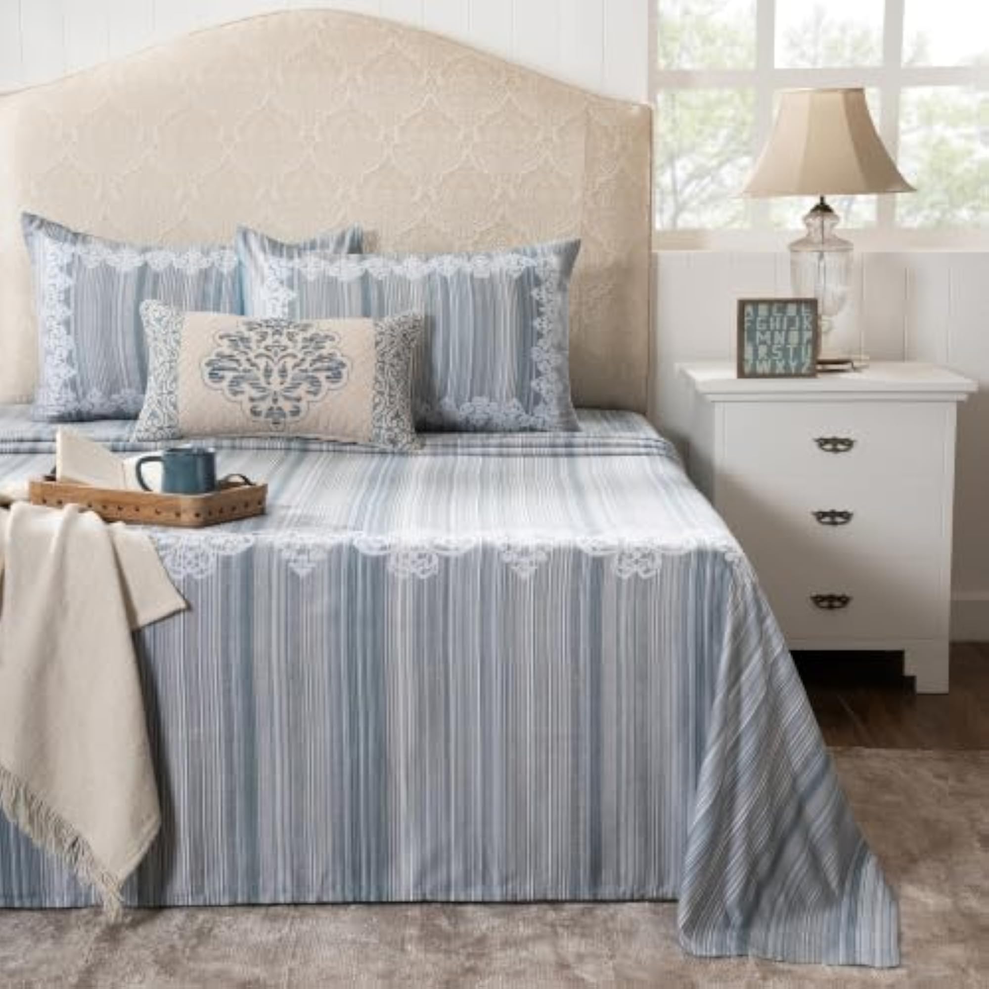 100% Cotton King Size Bedsheet with 2 Pillow Covers