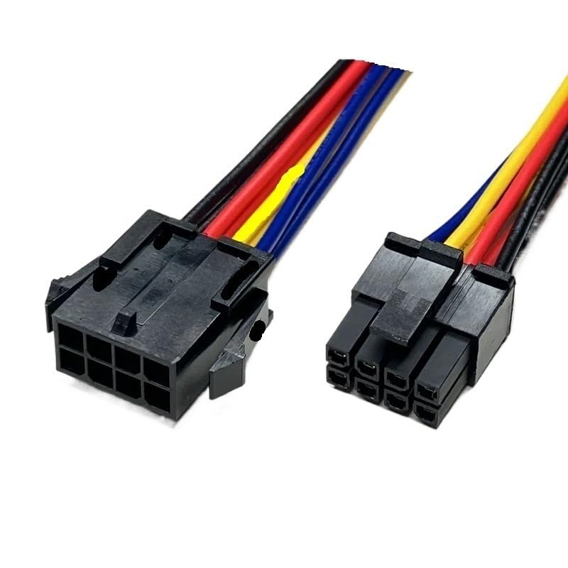 Small 5557/5559 connectors 2/4/6/8/10/12/14/16p Aerial Docking Terminal Connection Wire 15cm Electronic Harness(8p line,1 Set)