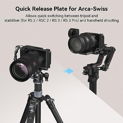 SMALLRIG ZV-E1 Camera Baseplate for Sony ZV-E1, Built-in Quick Release Plate for Arca-Swiss - Image 3