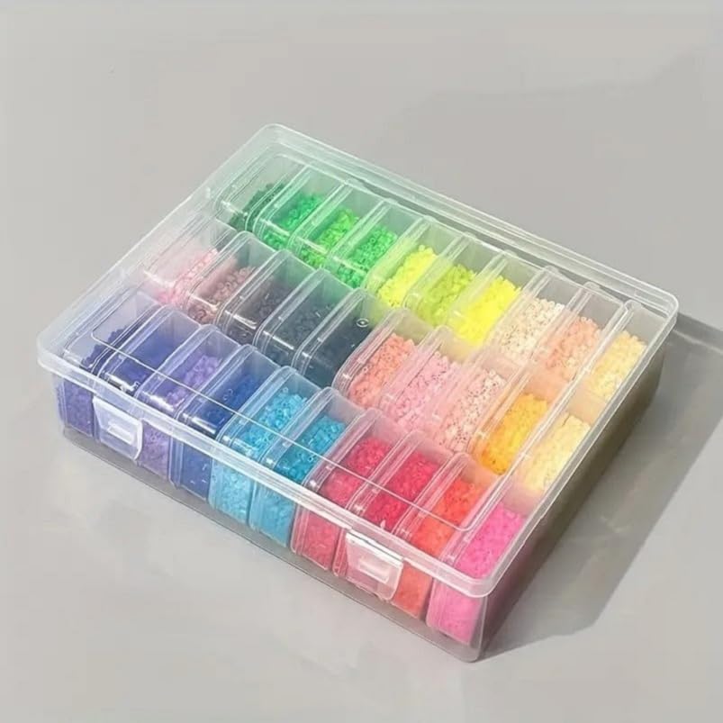 Image of Sixfire30pcs Mini Clear Bead Organizer Box, Small Jewelry Organizer Suitable for Jewelry, Craft Supplies, Screws, Seeds Bead Organizers and Storage