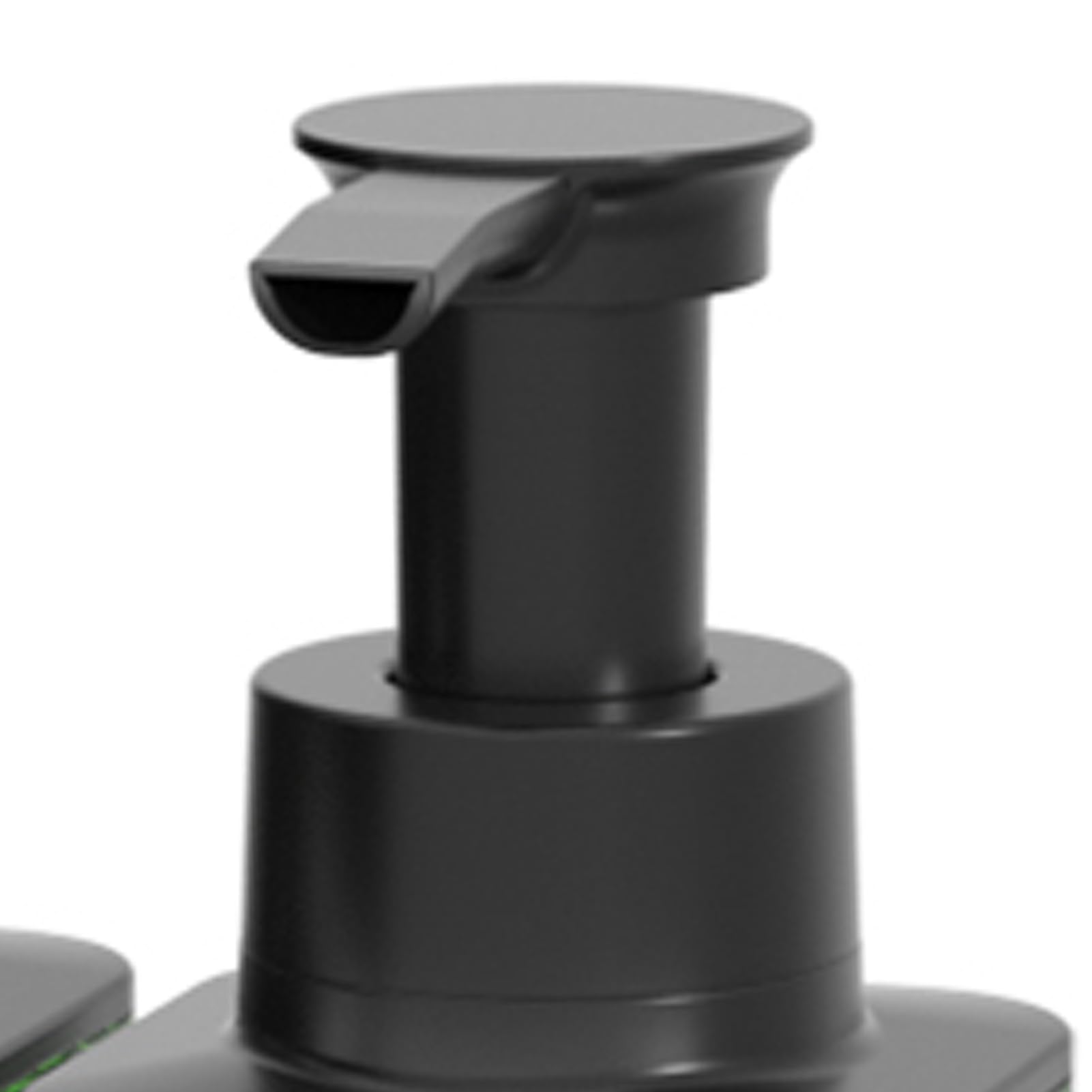 Tissting Dispensatore di Sapone Manuale a 3 Camere per Parete, Contenitore Liquido a 3 Scomparti con Pompa Antigoccia per Shampoo Bagno, Design a Scissione per Facile Riforn (Verde scuro)