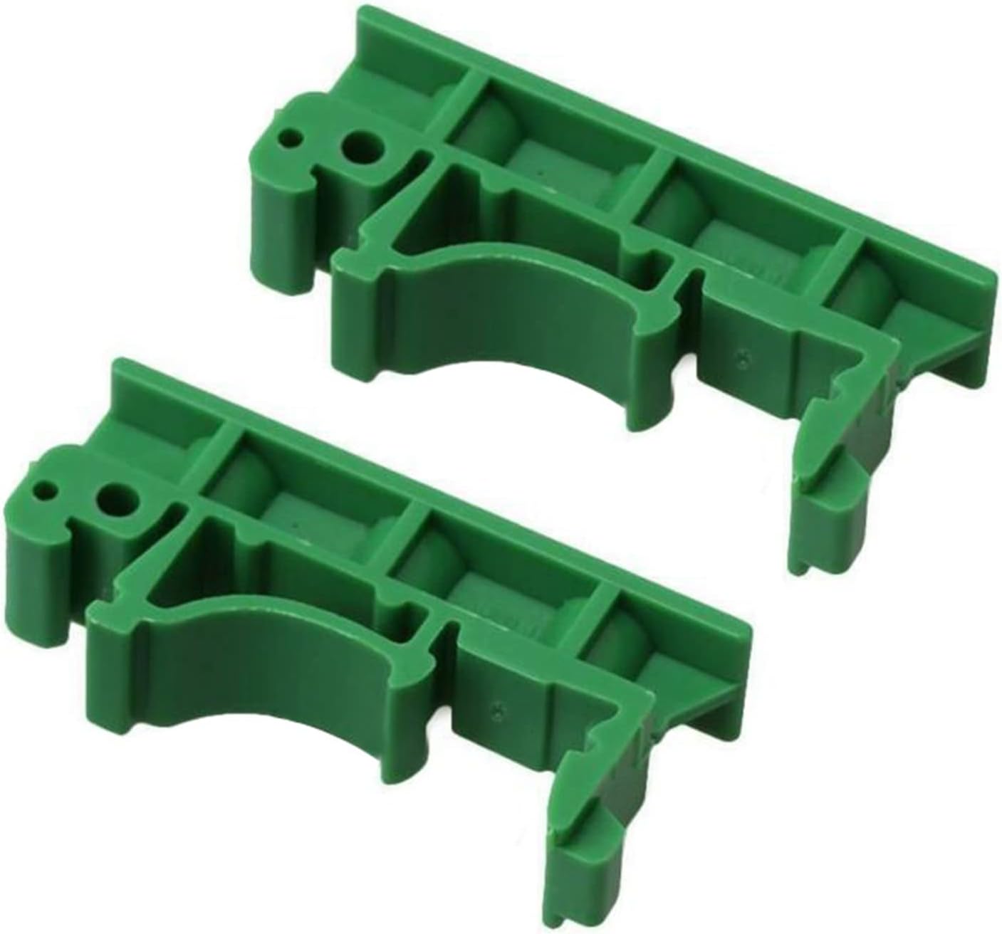 100個 DRG-01 PCB DIN 35レールマウント取り付けサポートアダプター用 回路基板ブラケット ホルダー キャリア クリ