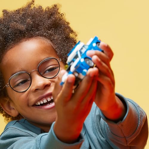 LEGO 60312 City Polizeiauto, Polizei-Spielzeug ab 5 Jahren, Geschenk für Kinder mit Polizisten-Minifigur, Abenteuer-Serie, kreatives Kinderspielzeug für Jungen und Mädchen