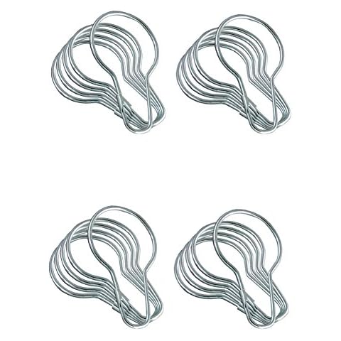 16 Pcs Multi-Purpose Shower Curtain Hooks Cover
