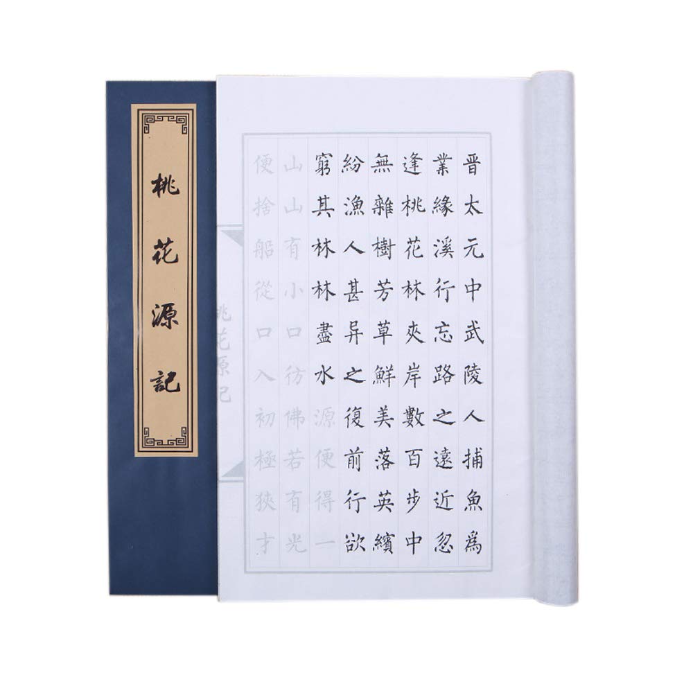 IZEO Calligraphy Paper - Handwriting Book & Brush Exercises (Tao Hua Yuan Ji)