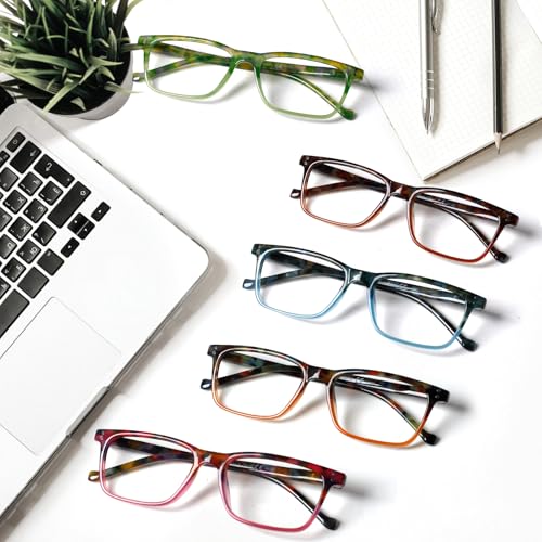 50% Off JOSCHOO 5-Pack Blue Light Blocking Reading Glasses - Image 5