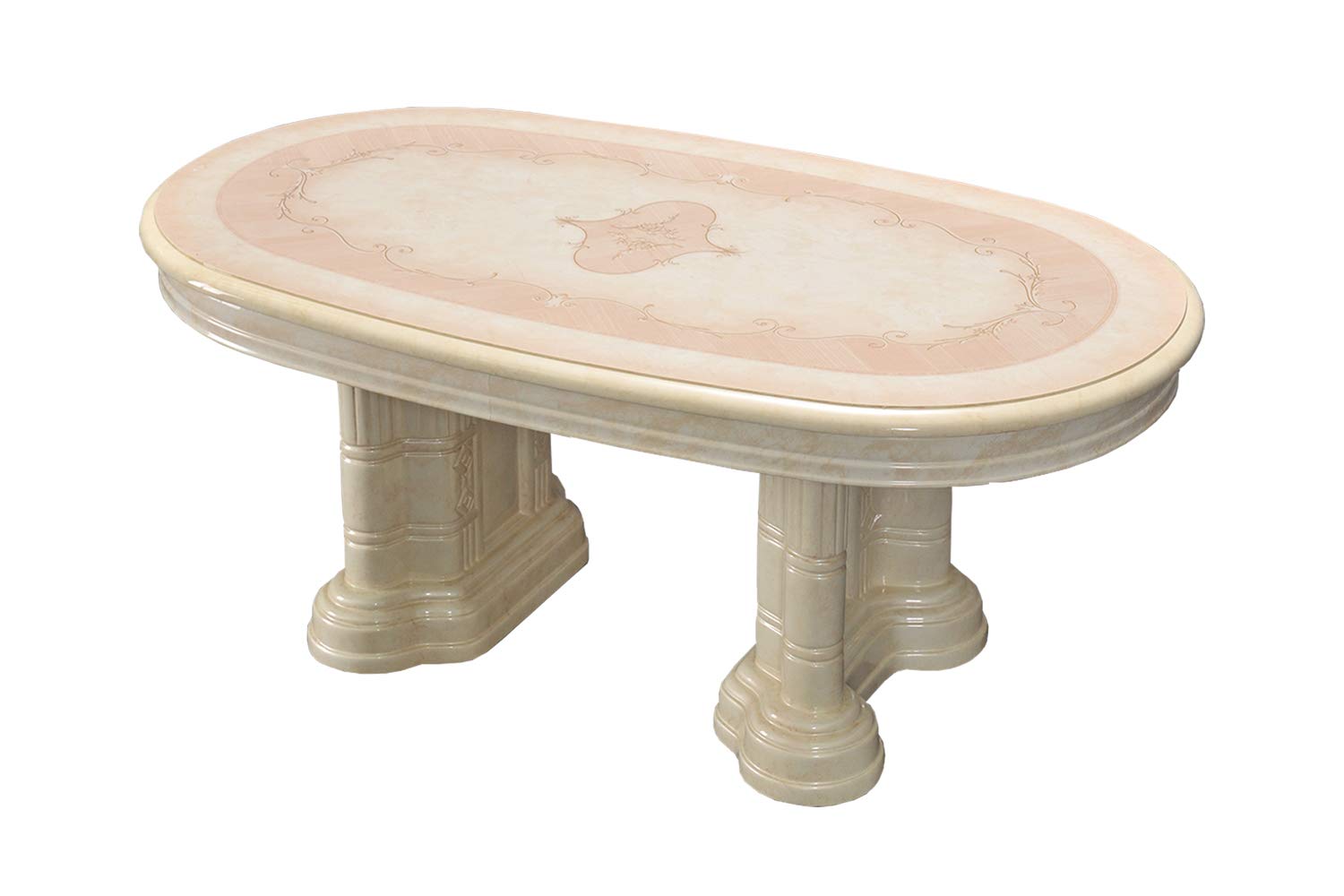 Amazon｜サルタレッリ ヴェルサイユ センターテーブル (アイボリー  