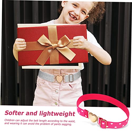 BESTYASH 4pcs Boy Girl Elastic Waist Belts for -shaped Buckle Decorative Belt for Trousers and More2