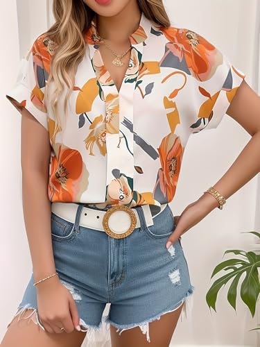 Image of DEIDAD Tops for Women Stylish Comfortable Western-Style Tops with Elegant Designs