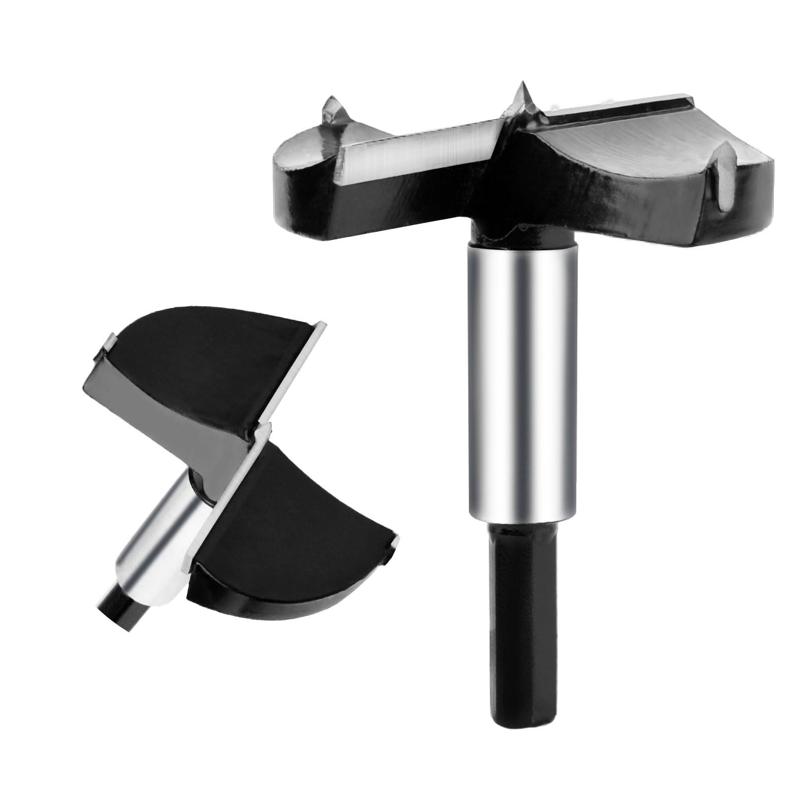 hsawbit 100mm Forstner Drill Bit Hinge Cutter Carbide Tipped Forstner Bit for Kitchen Cupboard Hinges, Hard Wood Hole Saw Woodworking Drilling Hinge Drill Bit